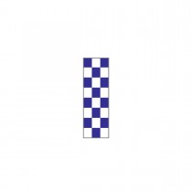 Лента идентификационная бело-фиолетовая шахматная доска