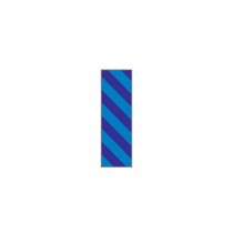 Лента идентификационная сине-фиолетовая диагональная полоска