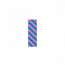 Лента идентификационная сине-розовая диагональная полоска