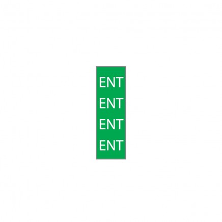 Лента идентификационная ENT-лор зеленая